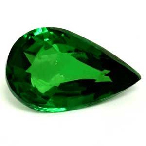 Pear Green Garnet 0.96ct loose gemstone