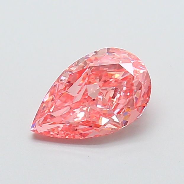 Pear Fancy Intense Pink Lab-grown Diamond 1.1ct VS1 loose diamond