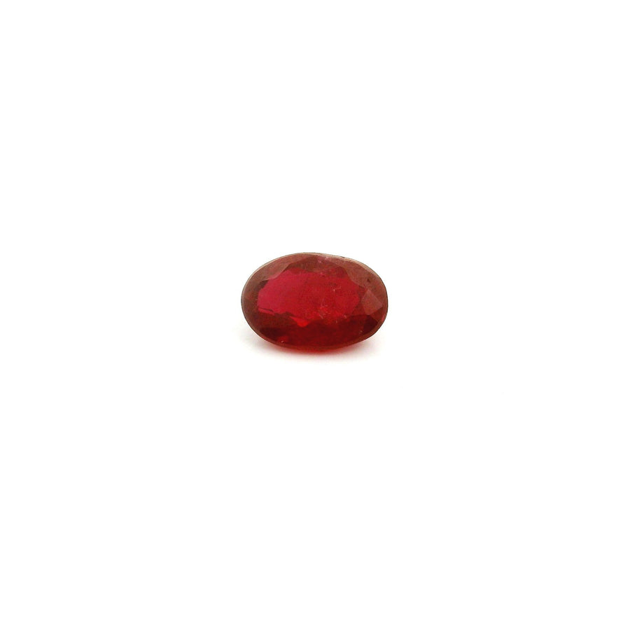Oval Red Ruby 0.52ct loose gemstone