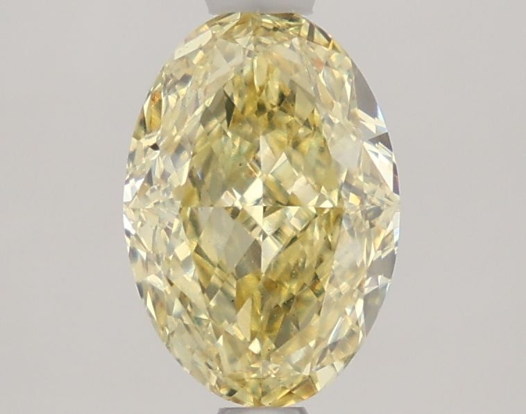 Oval Fancy Intense Yellow Lab-grown Diamond 1.72ct VS1 loose diamond