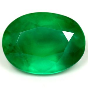 Oval Green Emerald 4.94ct loose gemstone
