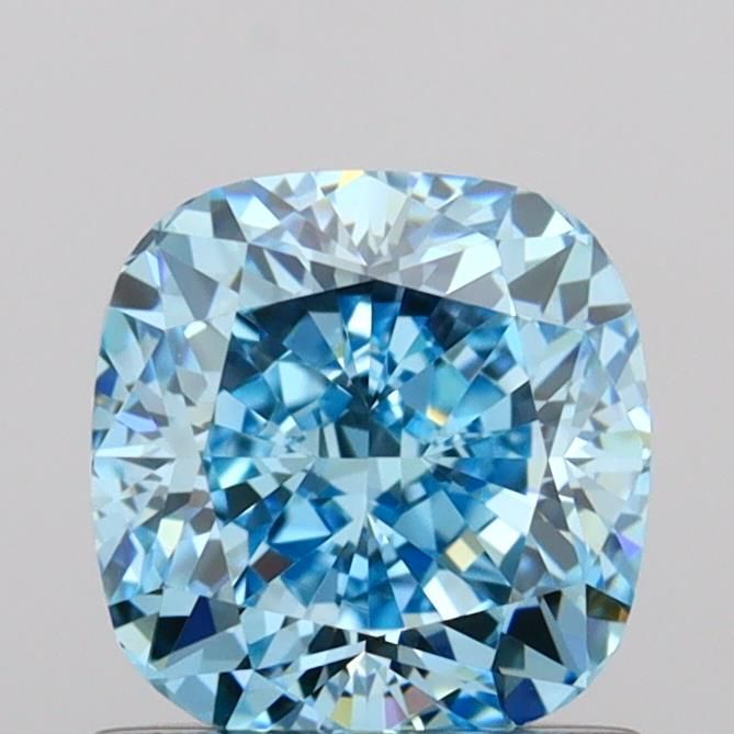 Cushion Fancy Vivid Blue Lab-grown Diamond 1.03ct IF loose diamond