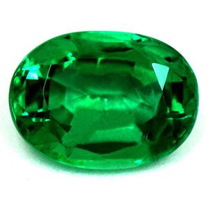 Oval Green Emerald 1.23ct loose gemstone