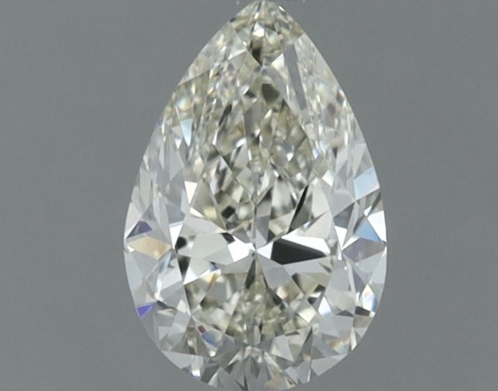 Pear Natural Diamond 0.60ct J VVS1