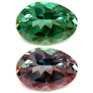 Oval Green Alexandrite 0.3ct loose gemstone