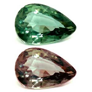 Pear Green Alexandrite 0.34ct loose gemstone