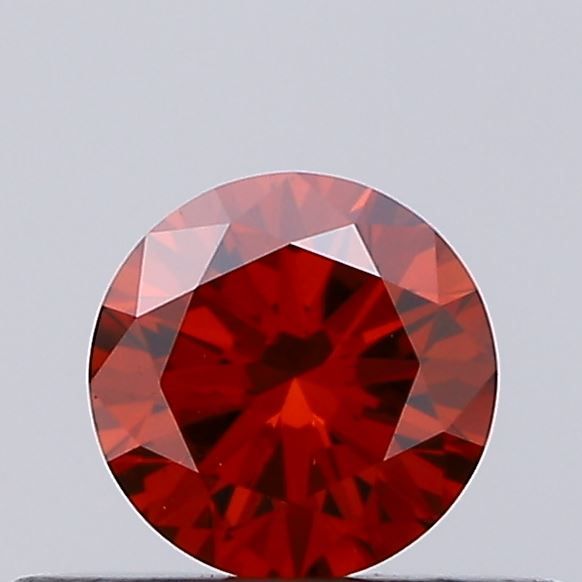 Round Fancy Deep Orange Lab-grown Diamond 0.24ct VS1 loose diamond