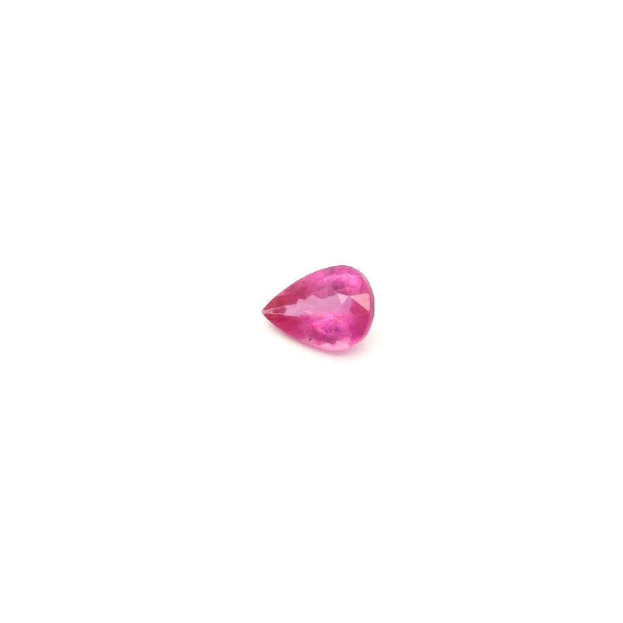 Pear Red Ruby 0.41ct loose gemstone