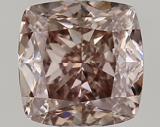 Cushion Fancy Dark Pinkish Brown Natural Diamond 0.63ct I1 loose diamond