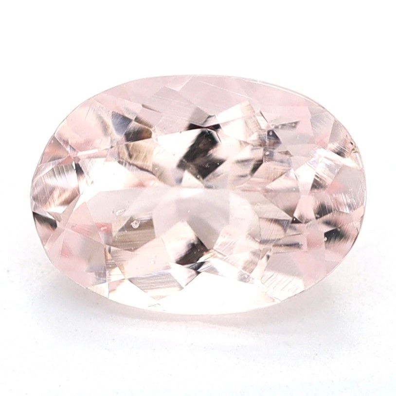 Oval Pink Morganite 0.67ct loose gemstone