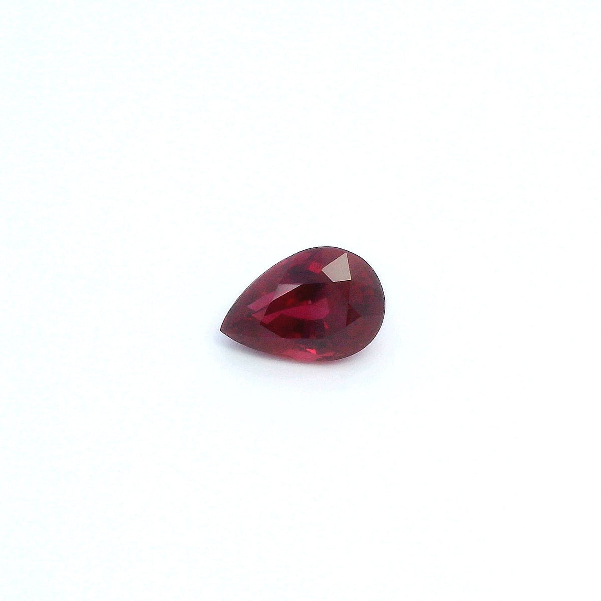 Pear Red Ruby 1.52ct loose gemstone