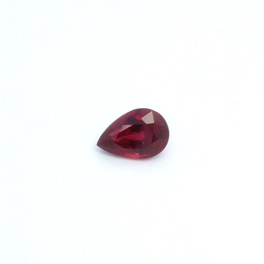 Pear Red Ruby 1.52ct loose gemstone