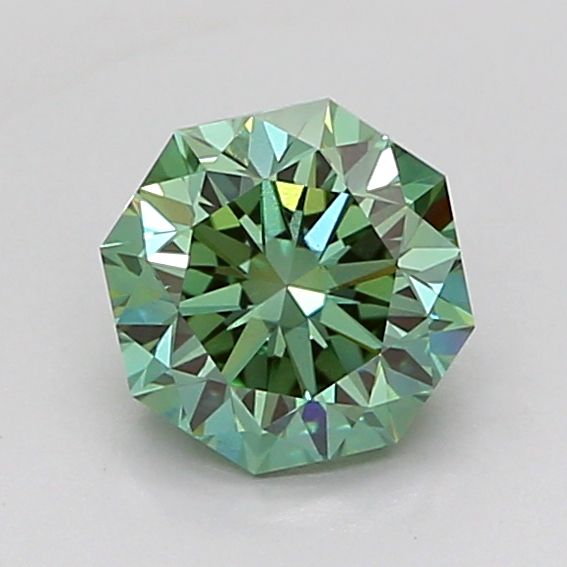 Octagonal Fancy Vivid Green Lab-grown Diamond 1ct VVS2 loose diamond