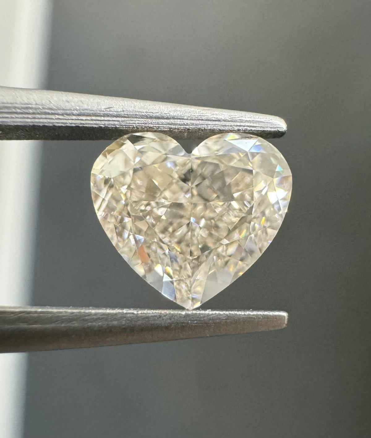 Heart Faint Brown Natural Diamond 1.01ct VS2 loose diamond