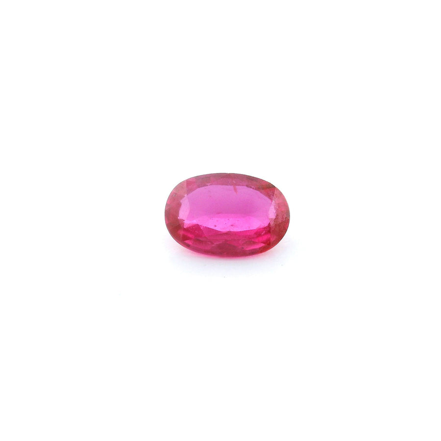 Oval Red Ruby 0.87ct loose gemstone