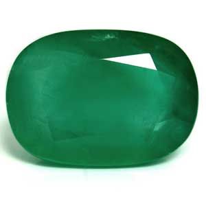 Cushion Green Emerald 7.35ct loose gemstone
