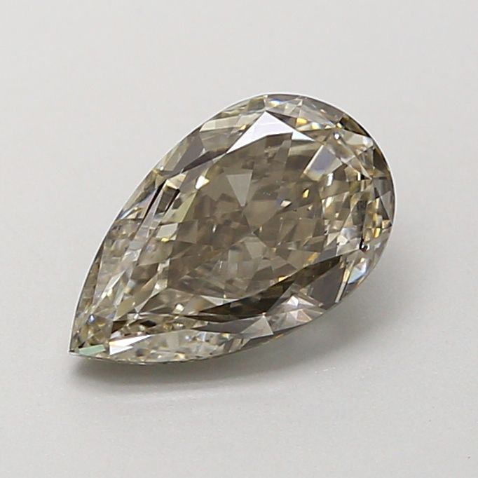 Pear Fancy Vivid Black Lab-grown Diamond 0.96ct VS1 loose diamond