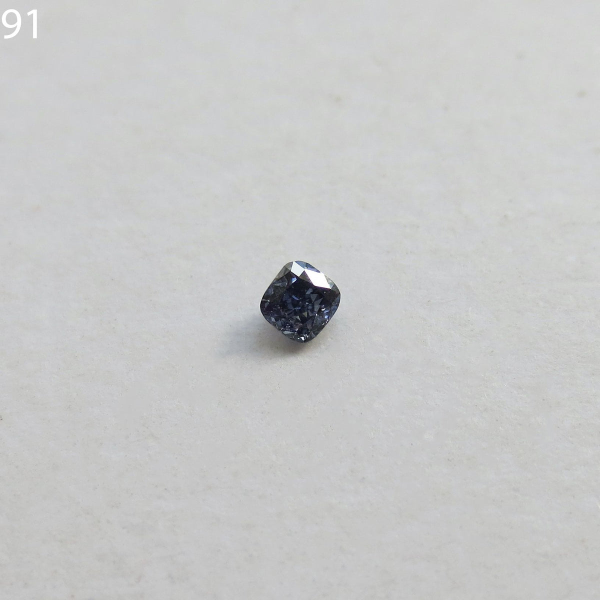 Cushion Fancy Dark Gray Blue Natural Diamond 0.04ct loose diamond