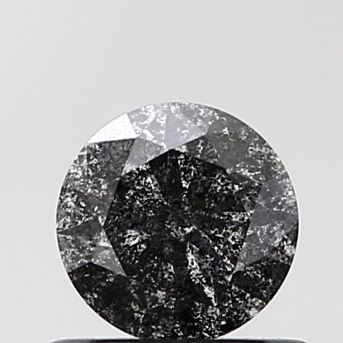 Round Salt And Pepper Natural Diamond 0.57ct VVS1 loose diamond
