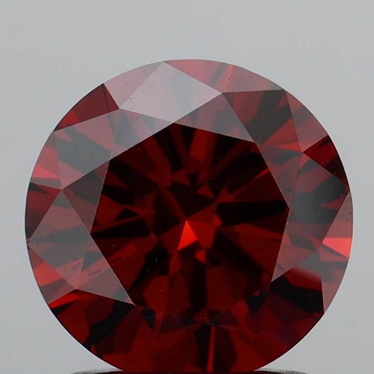 Round Fancy Deep Orangey Brown Lab-grown Diamond 1.35ct VS2 loose diamond