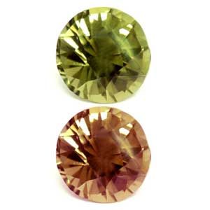 Round Green Alexandrite 0.61ct loose gemstone