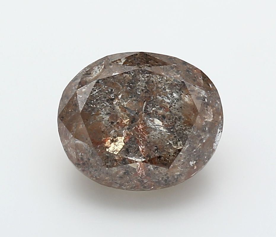 Oval Fancy Gray Natural Diamond 5.06ct I3 loose diamond
