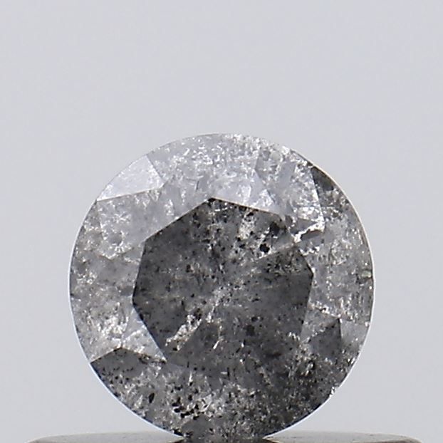 Round Salt And Pepper Natural Diamond 0.43ct I3 loose diamond