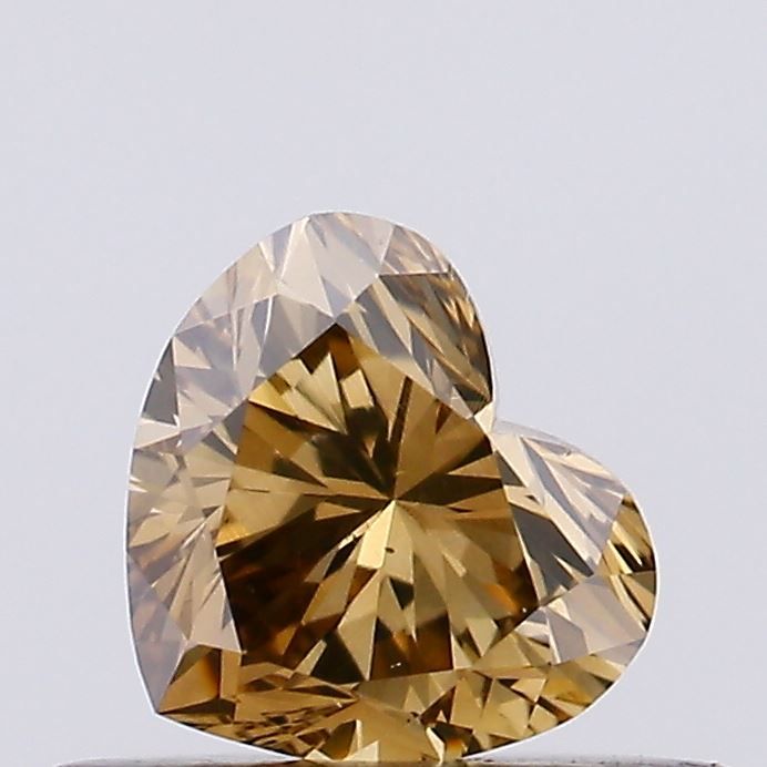 Heart Fancy Brown Natural Diamond 0.38ct SI1 loose diamond