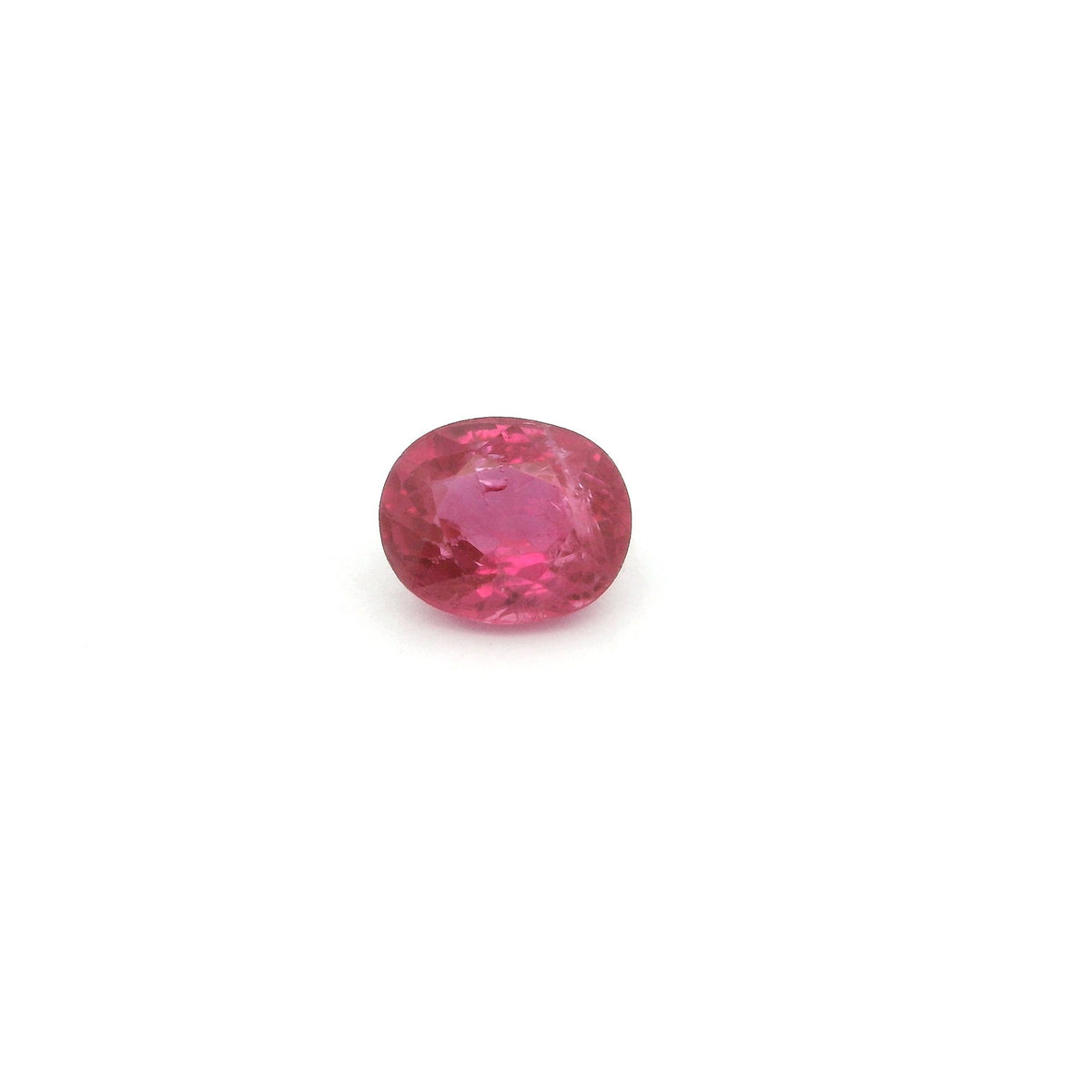 Oval Red Ruby 0.8ct loose gemstone