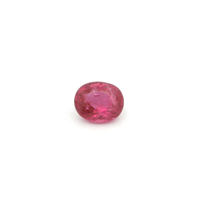 Oval Red Ruby 0.8ct loose gemstone