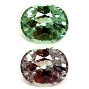Oval Green Alexandrite 0.66ct loose gemstone