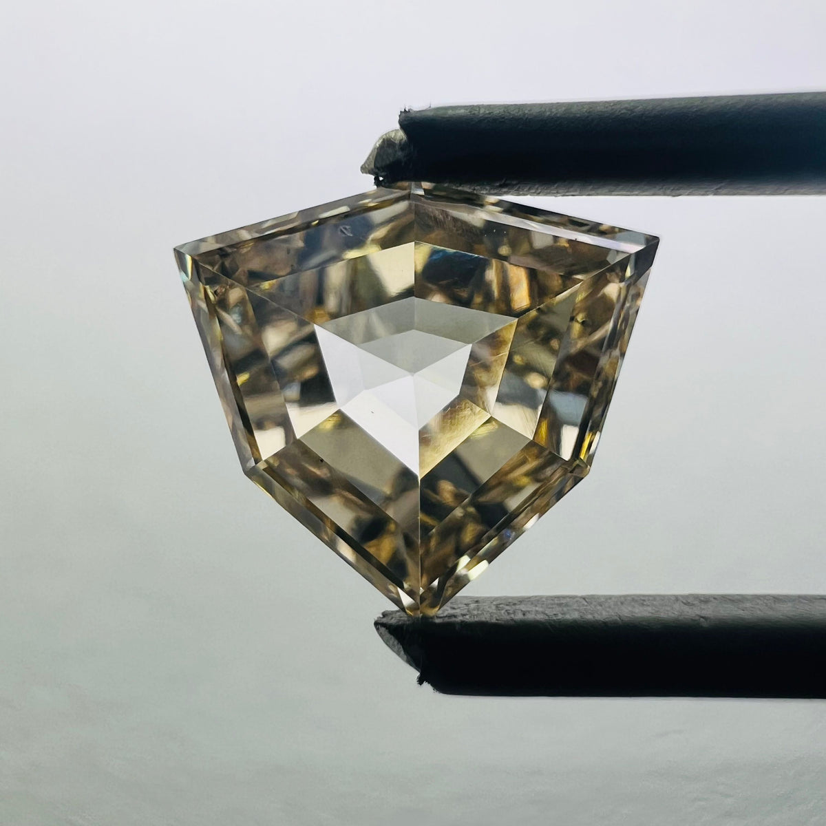 Shield Brown Lab-grown Diamond 1.37ct VS2 loose diamond