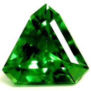 Trilliant Green Garnet 0.66ct loose gemstone