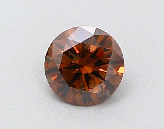 Round Fancy Dark Brown Natural Diamond 0.28ct SI2 loose diamond
