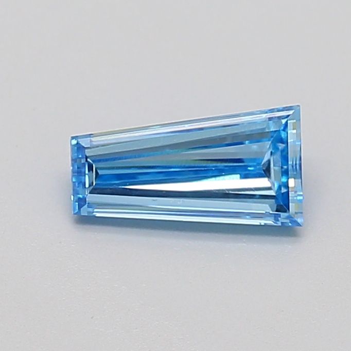 Tapered Baguette Fancy Vivid Blue Lab-grown Diamond 0.58ct VS1 loose diamond