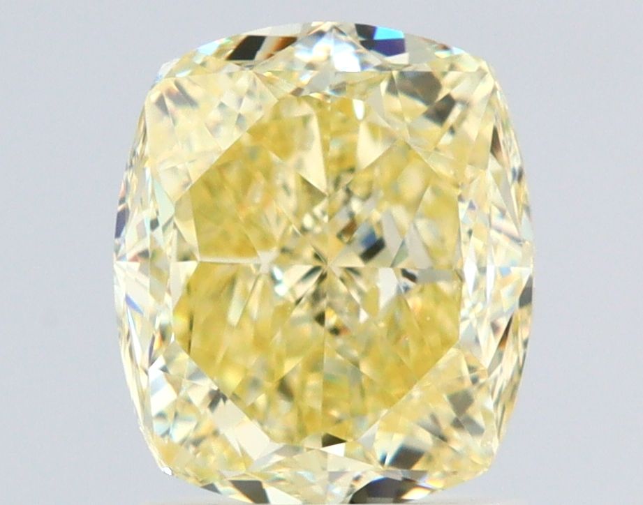 Cushion Fancy Yellow Natural Diamond 2.01ct VS2 loose diamond