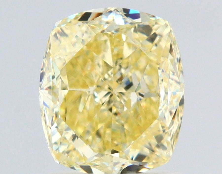Cushion Fancy Yellow Natural Diamond 2.01ct VS2 loose diamond
