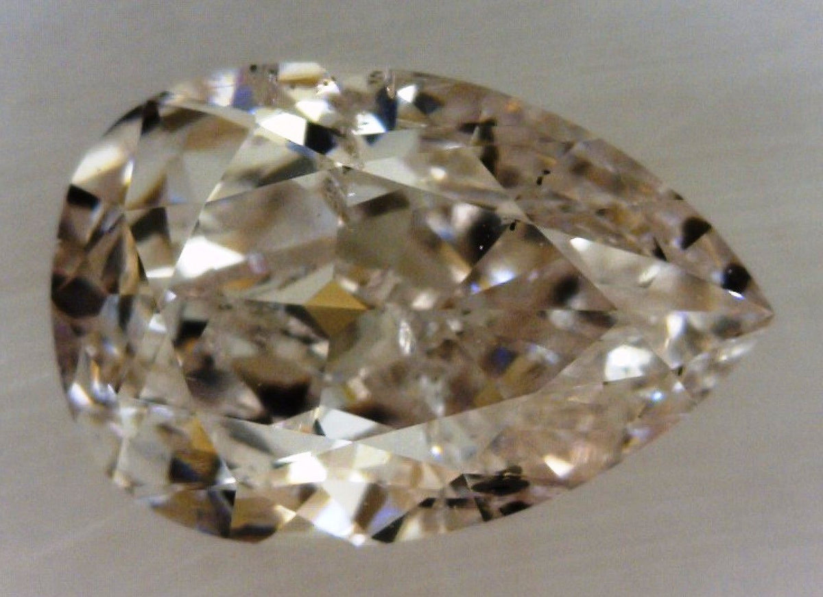 Pear Light Pink Natural Diamond 0.41ct I1 loose diamond