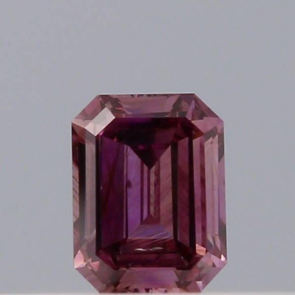 Emerald Fancy Deep Brownish Purple Pink Natural Diamond 0.1ct loose diamond