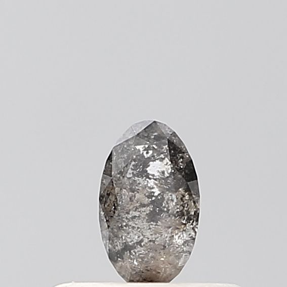 Oval Salt And Pepper Natural Diamond 0.2ct VS1 loose diamond