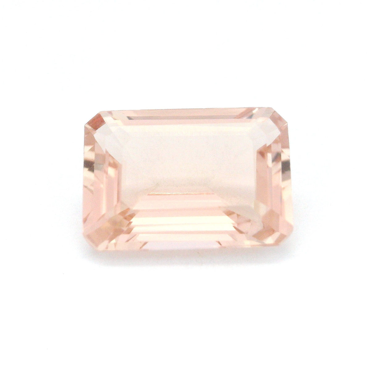 Octagonal Pink Morganite 6.69ct loose gemstone
