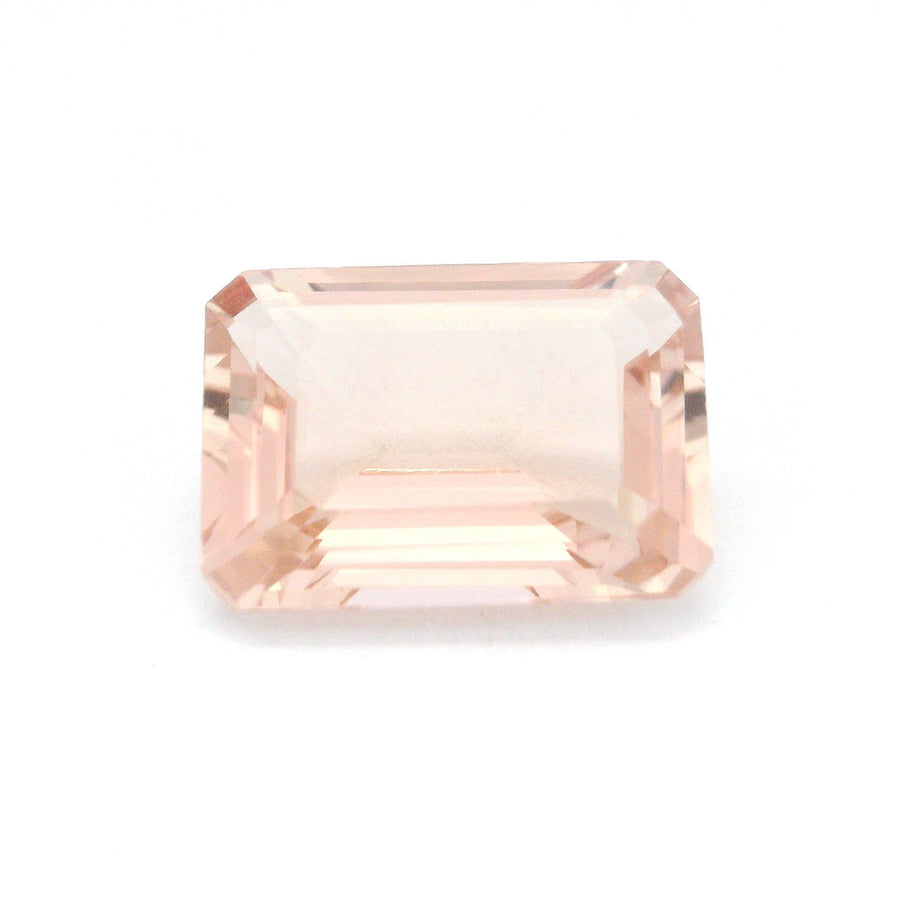 Octagonal Pink Morganite 6.69ct loose gemstone