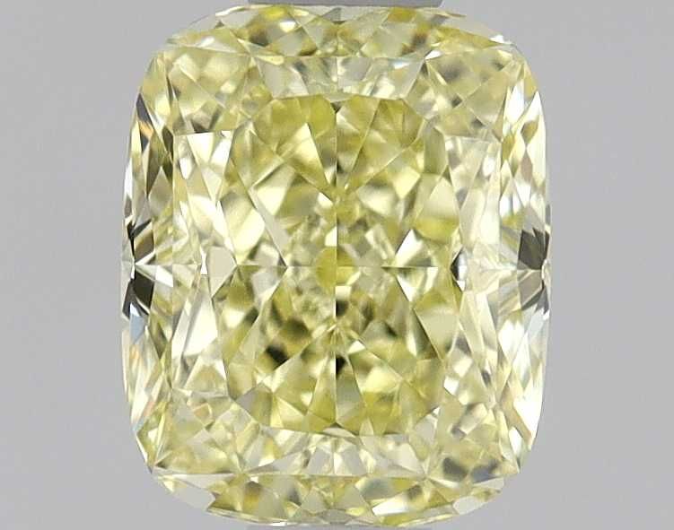 Cushion Fancy Yellow Natural Diamond 0.55ct VS1 loose diamond