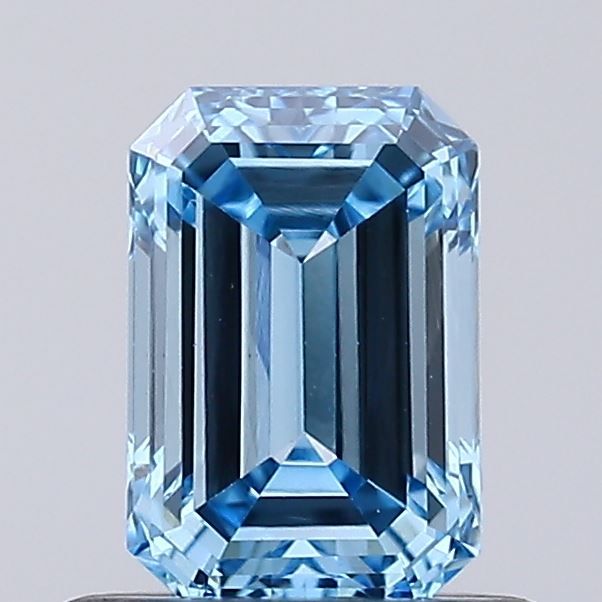 Emerald Fancy Vivid Blue Lab-grown Diamond 0.67ct VS1 loose diamond