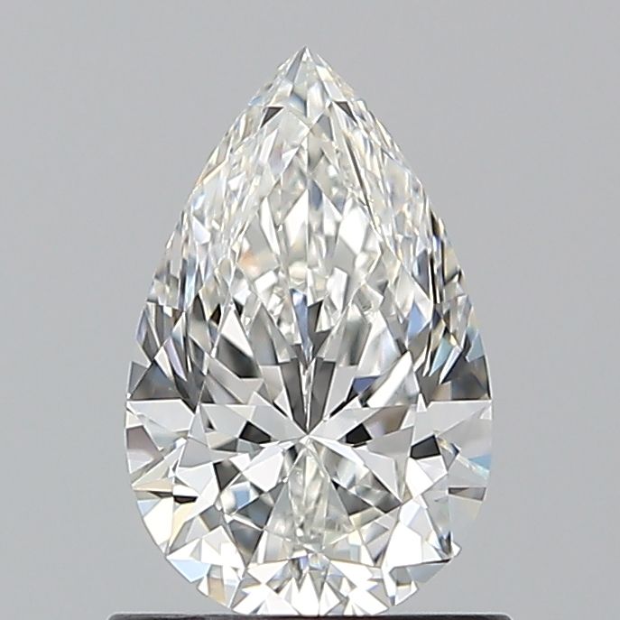 Pear Natural Diamond 0.91ct G IF