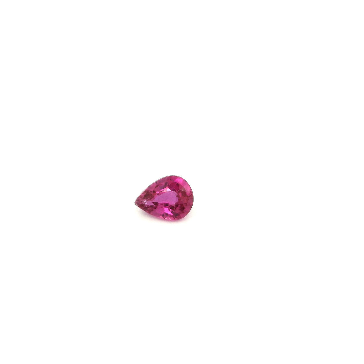 Pear Red Ruby 0.32ct loose gemstone