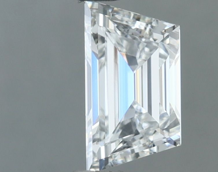 Trapezoid Natural Diamond 0.71ct F VVS1