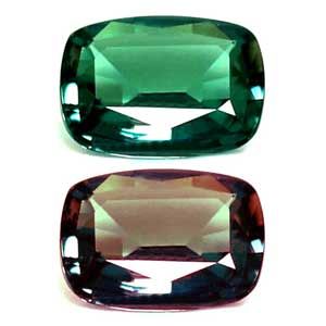 Cushion Green Alexandrite 0.13ct loose gemstone