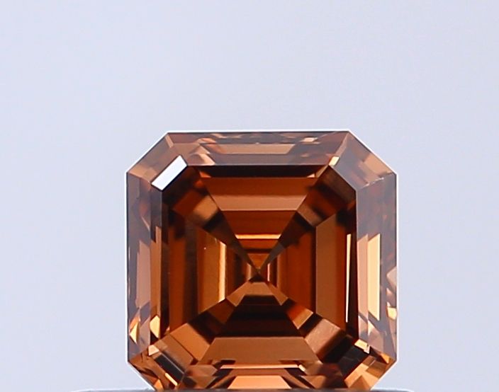 Asscher Fancy Brown Lab-grown Diamond 0.49ct VVS2 loose diamond