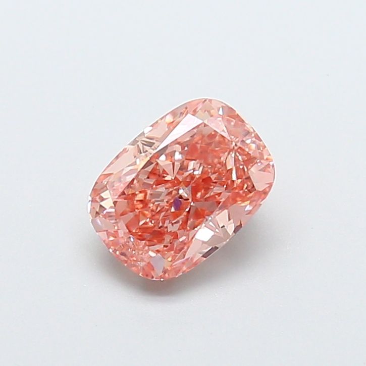 Cushion Fancy Vivid Brownish Orange Lab-grown Diamond 1.52ct VS1 loose diamond